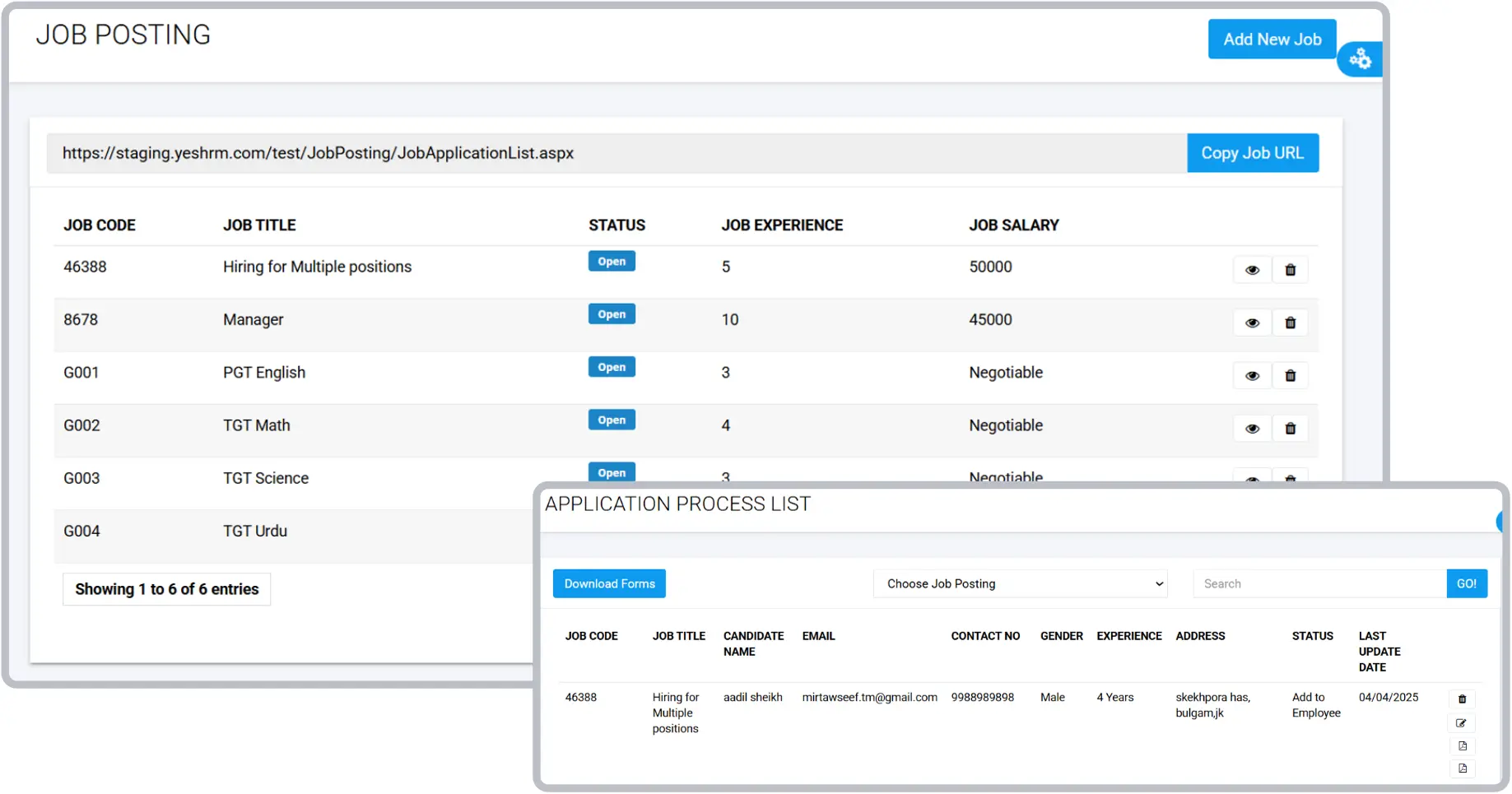 Job Posting Module Image